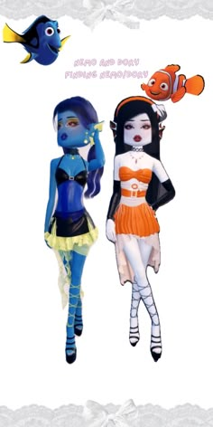 Duo Outfits, Duo Ideas, Cartoon Halloween Costumes, Sea Dress, Lost At Sea, Roblox Ideas