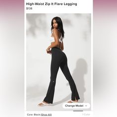 True To Size: Only For 5’6 And Above-It Runs Long In Length(It Was Final Sale)(Couldn’t Return)(Brand New) Alo Yoga Pants, Flare Leggings, Alo Yoga, Black Jumpsuit, Yoga Pants, Final Sale, Pant Jumpsuit, Fashion Shop, High Waist