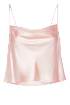 LAPOINTE Light Pink Silk Twill Bias Cami Silk Strap Top, Subtle Pink Outfits, Pink Sleeveless Silk Top, Pink Satin Top, Pink Silk Top, Digital Wardrobe, Silk Cami Top, Silk Tops, Silky Top