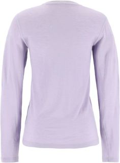 Providing lightweight warmth and natural temperature regulation  the Kari Traa Lucie Long-Sleeve base layer top is made from fine merino wool and designed to layer smoothly under your jacket. Stretch Merino Wool Tops In Solid Colors, Stretch Merino Wool Solid Top, Stretch Merino Wool Solid Color Tops, Solid Merino Wool Fine Knit Tops, Solid Fine Knit Merino Wool Tops, Fitted Merino Wool Crew Neck Tops, Fine Knit Solid Merino Wool Tops, Fitted Merino Wool Tops For Layering, Fine Knit Merino Wool Tops For Layering