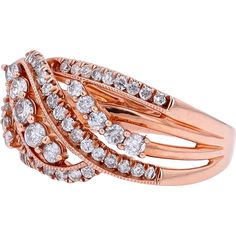 Jet-set with the jewel of your dreams, an epitome of elegance and sophistication. This 14K Rose Gold Diamond Ring transcends mere adornment, becoming a timeless statement of love and style. The centerpiece, a brilliant diamond, dances with light, captivating all who behold it. With a total diamond weight of 1.00 Carat , this ring embodies both luxury and grace. Crafted with care and precision, the rose gold band complements the diamond exquisitely, enhancing its radiance with every movement of the hand. Whether as a symbol of commitment or a personal indulgence, this ring is a testament to the beauty of love and the allure of fine jewelry.Details: Exquisite Estate Jewelry: Handpicked from history, this pre-owned piece is a treasure of extraordinary rarity and charm. This unique, one-of-a-k Exquisite Rose Gold Diamond Ring With Vvs Clarity, Glamorous Pave-setting Diamond Wedding Ring, Diamond White 14k Rose Gold Diamond Ring For Anniversary, Glamorous Diamond Ring With Accents For Anniversary, Glamorous Diamond Ring With Prong Setting, Exquisite Rose Gold Diamond Cut Ring, Glamorous Diamond Ring With Brilliant Cut, Glamorous Diamond Ring With Brilliant Round Cut, Glamorous Diamond White Diamond Ring For Formal Occasions