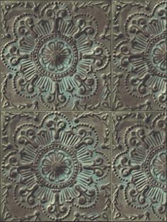 IR52004 Iron Tile Wallpaper Vintage Peel And Stick Wallpaper, Wallpaper Stamp, Designer Eye Glasses, Book Structure, Future Living Room, Homescreen Icons, Bank Building, Antique Wallpaper, Wallpaper Book