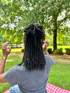 #narithelocstar #microlocs #sisterlocs #locs #dreads #twostrandtwists #starterlocs #locstyles #womenwithlocs #microlocjourney #microlocjourney Small Loc Extensions Permanent, Hippy Dreadlocks, Braided Microlocs, Loc Parts, Interlocked Locs, Small Traditional Locs, Feminine Locs, Small Locs