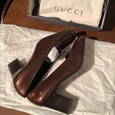 This Is A New Brown Gucci Heels Gucci Heels, Shoes Gucci, Gucci Shoes, Shoes Women Heels, Kitten Heels, Shoes Heels, Size 10, Gucci, Women Shoes