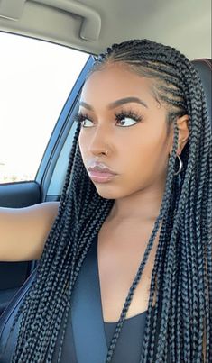 Goddess Braids Hairstyles, African Hair Braiding Styles, Box Braids Hairstyles For Black Women, Braided Cornrow Hairstyles, Braids Hairstyles Pictures, Cute Box Braids Hairstyles, Protective Hairstyles Braids, Girls Hairstyles Braids, Cornrows Braids