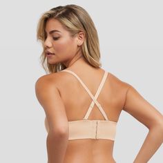 Switch up your outfit with ease. A wireless bra with smooth support and a secure fit. And bonus- the straps convert five ways so you can be comfy in any outfit. With so many ways to wear, the Maidenform Self Expressions wire-free strapless bra is sure to become your go-to for every outfit. Shaping Shapewear Bra With Adjustable Straps, Supportive Nursing Bra With Removable Pads And No-show Shape, Fitted Shapewear Nursing Bra With Adjustable Straps, Shapewear Bra With Adjustable Straps And Stretch, Adjustable Straps Full Coverage Shapewear, Full Coverage Nursing Bra With Adjustable Straps And Shaping, Full Coverage Shaping Nursing Bra With Built-in Bra, Shaping Full Coverage Nursing Bra With Adjustable Straps, Push-up Shapewear Bra With Adjustable Straps