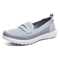 PRICES MAY VARY. 【Comfort All Day】: These knitted loafers are light-weight, comfortable, walking shoes that are made of canvas fabric and breathe well, the removable inner sole is made of decompression material. You can wear all day and night and still feel very comfortable. True to size, no rubbing, no blisters! 【Lightweight & Flexible Outsole】: The durable EVA outsole is a kind of lightweight sole material, which is much lighter than other materials. They are well cushioned and provides excell Flats Shoes Comfortable, Comfortable Loafers, Comfortable Walking Shoes, Slip On Loafers, Loafer Sneakers, Shoes Comfortable, Office Casual, Walking Shoes, Flat Shoes