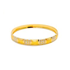 sleek-ethereal-22k-gold-bangle Formal Yellow 22k Gold Bangle, Yellow 22k Gold Bracelets For Formal Occasions, Modern Yellow Bangle Jewelry, Modern Yellow Bangle Bracelets, Elegant 22k Gold Yellow Bracelets, Modern Yellow Bangle, Single Bangle, 22k Gold Bangles, Gold Bangle