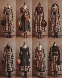 Mode Steampunk, Old Fashion Dresses, Enola Holmes, Fantasy Fashion, Vintage Style Outfits, Historical Fashion, Looks Vintage, Beautiful Outfits