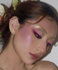 Maquillage On Fleek, Cute Eye Makeup, Green Fairy, Green Makeup, Fairy Makeup, Makeup Eye Looks