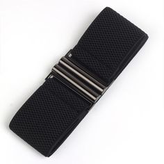 Show off your renowned style in this adjustable Aubrey Metal Buckle Elastic Belt with a unique metal buckle. This gorgeous women's belt from Arimonz is expertly crafted from high-quality materials. Durable enough to last for a long time. Style it with your favorite outfit and your travel outfit. You can use this belt daily and on any occasion. Specifications:Belts Material: PUBelt Width: 5cm/1.96 inch Belt Length:70cm/25.5inch75cm/29.5inch80cm/31.5inch Package Includes: 1*Aubrey Metal Buckle El Chic Adjustable Belt Buckles For Formal Wear, Trendy Adjustable Belt For Formal Occasions, Trendy Black Belt Buckles For Formal Wear, Trendy Adjustable Formal Belt, Trendy Black Belt Buckle For Formal Wear, Trendy Black Formal Belt Buckles, Trendy Black Formal Belt Buckle, Chic Adjustable Belt Buckles For Party, Trendy Adjustable Belt Buckles For Party