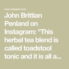 John Brittian Penland on Instagram: "This herbal tea blend is called toadstool tonic and it is all about over all relaxation and seep improvement for those who are alergic  or do not like valerian root #herbalremedies #naturalremedies #herbs #relaxation #StressRelief #sleepsupport #digestivehealth #calmingtea #sleeptea #anxietyrelief #herbalmedicine #mugwort  #chamomile #lemonbalm #catnip #holistichealth #plantmedicine #tea_blend #herbal #butterflypeaflower #valerianroot" Calming Tea, Sleep Tea, Butterfly Pea Flower, Valerian Root, Herbal Tea Blends, Valerian, Lemon Balm, Tea Blends, Medicinal Plants