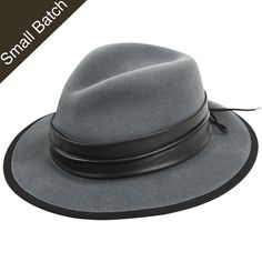 Fry Fedora American Hat Makers, American Hat, Leather Hat, Hat Ideas, Subtle Elegance, Men's Hats, Felt Material, Quality Hats, Leather Hats