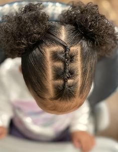 Center Braid, Mixed Baby Hairstyles, Aaliyah Hair, Daughter Hairstyles, Easy Little Girl Hairstyles