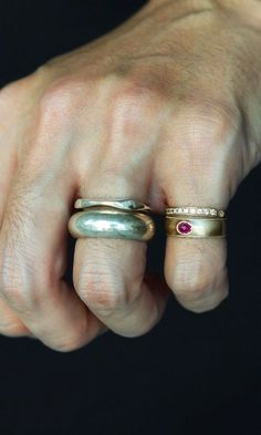 Genderless Jewelry, Mens Jewellery, Two Rings, Put A Ring On It