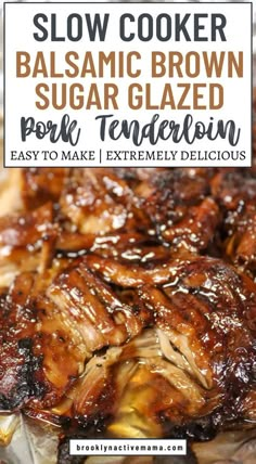 Pork Loin Crock Pot Recipes, Glazed Pork Tenderloin