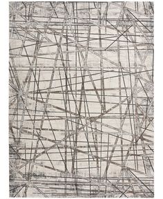 an abstract painting with lines and shapes in grey, beige and white colors on a light gray background