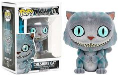 the pop vinyl figure is in front of an open box with it's head turned to look like a cat