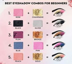 Bridal Eye Makeup Images, Eyeshadows Ideas, Makeup Theory, Makeup Knowledge, Eyeshadow Combos, Eyeshadow Guide, Sugar Cosmetics, Makeup Classes