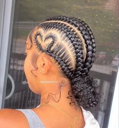 Heart Hairstyle, Fishbone Braid, Short Box Braids Hairstyles, Big Box Braids Hairstyles, Braided Hairstyle, Protective Hairstyles Braids, Trendy Hairstyle