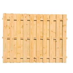 a wooden fence with the buy in bulk and save sign overlayed on it