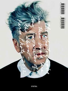 an older man with grey hair and blue eyes is featured on the cover of this magazine