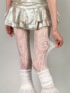 Elevate your wardrobe with these exquisite tights, featuring a delicate jacquard design adorned with elegant vine patterns. Perfect for adding a touch of sophistication to any outfit, these tights can be worn solo for a chic, minimalist look or paired with your favorite clothing for a more layered, stylish ensemble. Crafted with attention to detail, they ensure both comfort and durability.  Please note, the price includes one pair of tights. Steampunk Fashion Female, White Fishnets, Steampunk Fashion Male, Gothic Skirts, Vine Pattern, Jacquard Design, Black Fishnets, Patterned Tights, Fishnet Tights