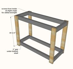 the plans for a diy shelving unit