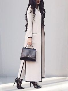 Hijab Stile, Mode Mantel, Mode Abaya, Modesty Fashion, Moda Chic, Moda Vintage, Abayas Fashion, Abaya Fashion, Looks Chic