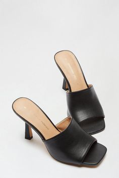 Black Sacha Square Toe Heeled Mule Going Out Looks, Heeled Mule, Square Toe Heels, Heels Black, Quick Delivery, Dorothy Perkins, Black Heels, Mule, Heeled Mules