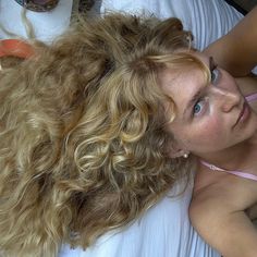 Wavy Curly Hair, Face Hair, Curly Blonde, Pretty Hairstyles, Wavy Hair, Hair Looks, Hair Goals, New Hair