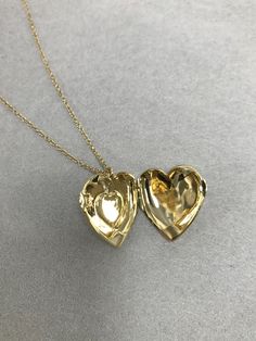 14K Gold Diamond Heart Locket Necklace Pave Set Natural 0.10CT Pendant Model Number: SDL55021784WY Heart Locket Necklace, Studded Necklace, Eternity Band Ring, Deco Jewelry, Heart Locket, Pendant Rings, Art Deco Jewelry, Locket Necklace, Diamond Heart