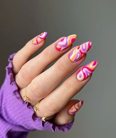 Spring Nails And Nailart Designs To Elevate Your Style - Her Blog Journal Cute Nail Art Designs, Short Nails Art, Designs Nail, Nails Desing, Funky Nails, Dope Nails, Nails Acrylic