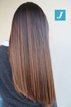 Brown Ombre Hair, Brunette Hair With Highlights, Brunette Balayage Hair, Brown Hair Balayage, Front Hair Styles, Long Brown Hair, Balayage Brunette, Brown Blonde Hair, Ombre Hair Color