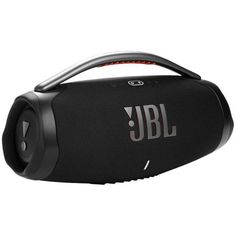 jbl boombox portable bluetooth speaker with built - in microphone and mic, black