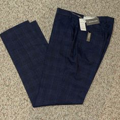 Michael Kors Macarthur Dress Suit Separates Suit Pants, “Navy” Pinstripe 36x34 Classic Fit Wool/Polyester Natural Stretch Brand New With Tags Fitted Michael Kors Casual Bottoms, Navy Plaid Suit, Michael Kors Fitted Casual Bottoms, Plaid Suit, Dress Suit, Suit Pants, Suit Separates, Dress Suits, Dress Pants