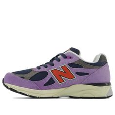 (Big Kid) New Balance Teddy Santis x 990v3 'Raw Amethyst' GC990TD3 (SNKR/Retro/Low Top/Big Kid) New Balance Teddy Santis, Teddy Santis, Raw Amethyst, Big Kid, Stylish Sneakers, Big Kids, Low Top, Perfect Pair, New Balance