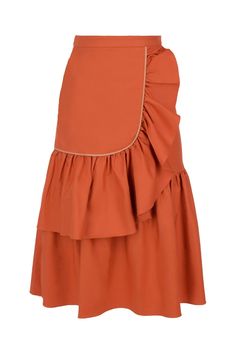 Horse Skin Solid Midi Skirt with Ruffles – Adriana Degreas International Bridesmaid Dresses Ideas, Skirt With Ruffles, Adriana Degreas, Sequence Work, Dresses Ideas, Swimsuit Dress, Swimwear Outfit, Skirt Design, Classy Dress