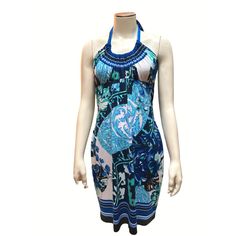 Elevate Your Wardrobe With This Stunning Cache Halter Dress, Ideal For Making A Statement. Its Vibrant Floral Print And Flattering Fit Will Turn Heads. Halter Neck With Tie Closure Blue Floral Print Polyester/Spandex Blend Size 8 Zipper Back Fully Lined Classy City Chicks, L.L.C. Halter Fitted Dress Summer Spring Floral Made In Usa Hand Wash Size: Womens Size: 8 Laid Flat Bust 28 In Waistline 24 In Hips 34 In Front Length 30 In Condition: New Without Tags Mint Condition Never Hesitate To Send An Blue Knee-length Elastane Bodycon Dress, Blue Elastane Knee-length Bodycon Dress, Blue Knee-length Elastane Dress, Blue Elastane Knee-length Dress, Fitted Blue Floral Print Halter Dress, Blue Elastane Summer Midi Dress, Blue Stretch Halter Mini Dress, Blue Stretch Elastane Midi Dress, Spring Blue Elastane Bodycon Dress