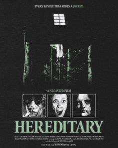 a movie poster for the film heredtiary