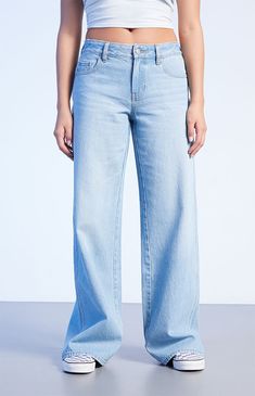 PacSun denim is back with a classic this season — the Eco Light Blue Low Rise Baggy Jeans! These super cute Y2K-inspired jeans sit low on the waist and feature an ultra-slouchy relaxed leg, a light blue wash, and a comfy baggy fit.

Learn more about PacSun eco items Low Rise Baggy Jeans, Jeans Pacsun, My Mobile Number, Baggy Jeans, Baggy Fits, Exclusive Collection, Pacsun, Low Rise, Cool Style