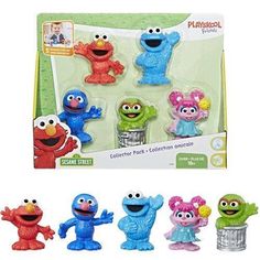 Sesame Street Collector Pack Mini-Figures Set Cute Figures, Abby Cadabby, Sesame Street Characters, Elmo Birthday, Replica Prop, Big Adventure, New Years Sales, Cookie Monster, Monster Cookies