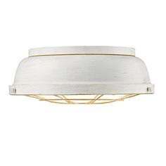 a white and gold light fixture