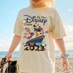 First Disney Cruise, Cruise 2023, Mickey Mouse And Friends, Disney Cruise, Friends Shirt, Cute Tshirts, Disney, T Shirt