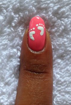 happy feet nail art Feet Nail Art, How To Get Happy, Baby Nail Art, Baby Shower Nails, Nail Designs Pictures, Easter Nail Art, Baby Nails, Gel Nail Design, Great Nails