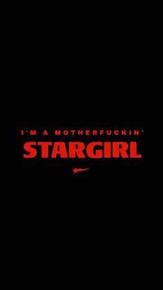 i'm a motherfuckin stargirl movie poster