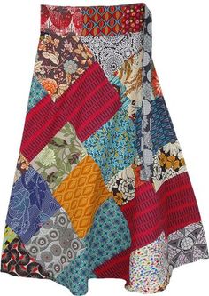 This beautiful and chic wrap-around skirt with mixed patchwork in bohemian style is a must-have in your wardrobe. The cotton fabric is ideal to wear in every season and the cute floral and geometric patterns stand out in a unique way. #tlb #WrapAroundSkirt #Patchwork #JuniorPetite #XLPlus #Longcottonsummerskirt #wraparoundskirtlong #bohoskirts #hippiewrapskirts #bohemianmaxiskirts Bohemian Multicolor Floral Print Skirt, Bohemian Floral Print Patterned Skirt, Multicolor Cotton Long Wrap Skirt, Bohemian Floral Patchwork Skirt For Festival, Multicolor Long Cotton Wrap Skirt, Bohemian Skirt With Floral Patchwork For The Beach, Bohemian Floral Patchwork Skirt For Beach, Bohemian Beach Skirt With Floral Patchwork, Multicolor Cotton Wrap Skirt For Spring