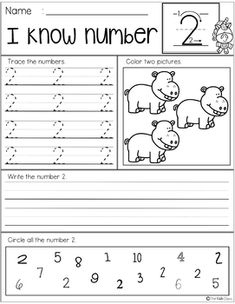 the worksheet for number 2 is shown with numbers and letters on it, including two