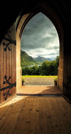 an open doorway with the words, now comes the mystery henry ward beecher's last words