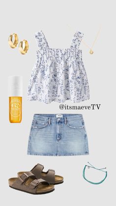 Summer Outfits Florida, Kook Summer, Beach Dinner Outfit, Cute School Clothes, Hawaii Vacation Outfits, Cute Outfits Women, Cutesy Outfits, Cute Summer Clothes, Cute Aesthetic Outfits